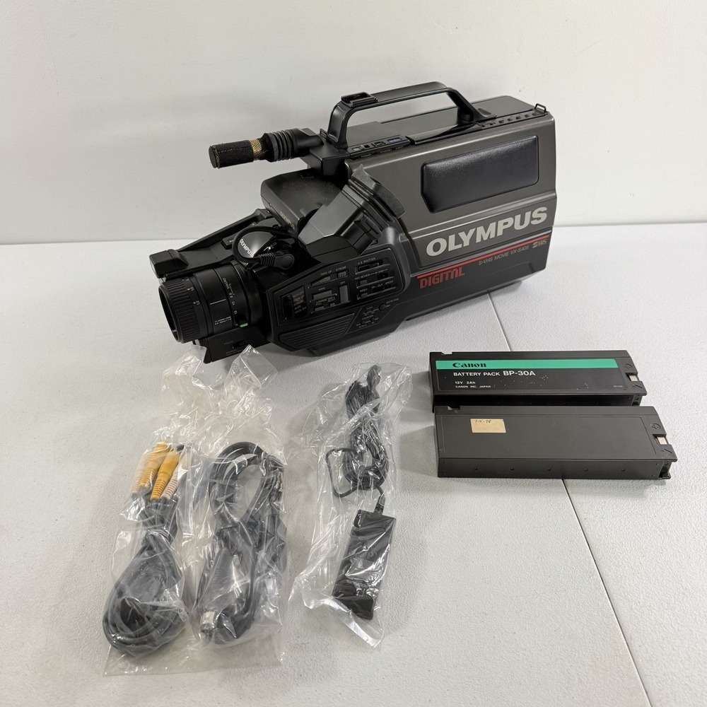 Olympus VX-S405-U Digital S-VHS Movie Camcorder W/ Accessories AS IS FOR PARTS